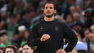 Celtics coach Joe Mazzulla receives NBA Coach of the Year award he previously labeled 'stupid'