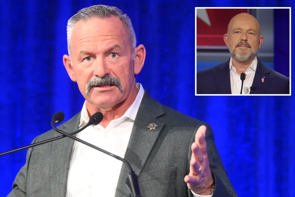 Chad Bianco criticizes Republican gubernatorial opponent Steve Hilton