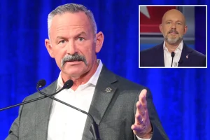 Chad Bianco criticizes Republican gubernatorial opponent Steve Hilton