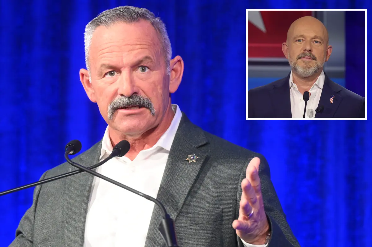 Chad Bianco criticizes Republican gubernatorial opponent Steve Hilton