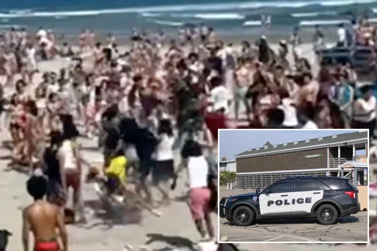 Chaos at Rhode Island beach results in three stabbings and 11 arrests