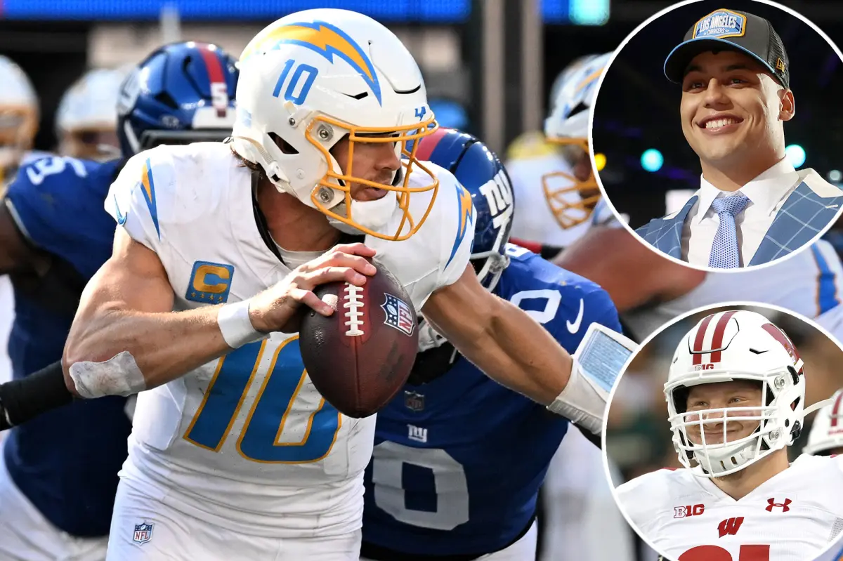 Chargers strengthen offensive line to protect Justin Herbert