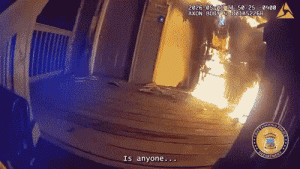 Chattanooga officer saves mother and her two children from a house fire.