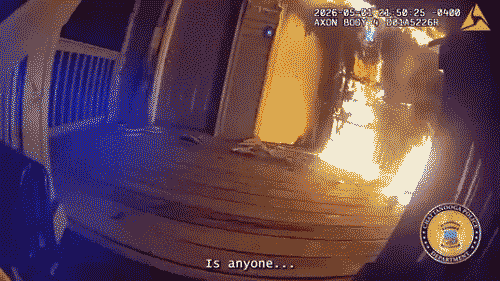 Chattanooga officer saves mother and her two children from a house fire.
