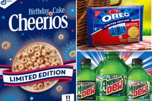Cheerios, Oreo, and Mountain Dew launch patriotic items for America's 250th anniversary