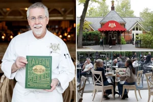 Chef of the famous Central Park restaurant shares his NYC-themed recipes in a new cookbook.