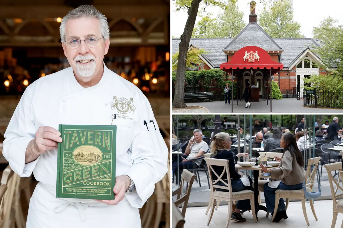 Chef of the famous Central Park restaurant shares his NYC-themed recipes in a new cookbook.