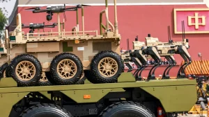 China is creating AI robot "wolf packs" for an invasion of Taiwan, according to reports.