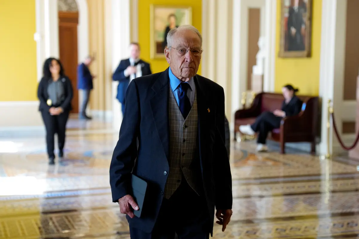 Chuck Grassley, 92, missed the White House dinner in case he needed to step in to lead the country