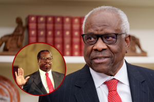 Clarence Thomas is now the second-oldest serving Justice on the Supreme Court.