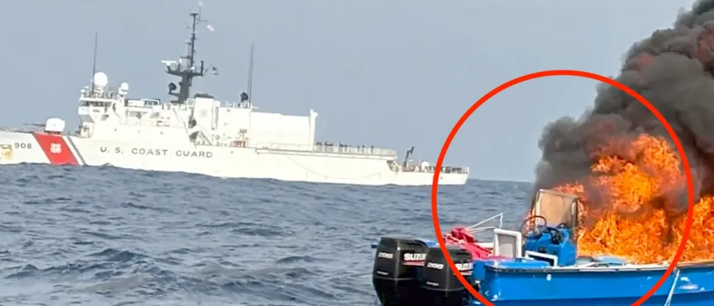 Coast Guard Stops Suspected Drug Boat Amid Machine Gun and Sniper Fire