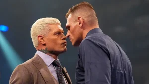 Cody Rhodes and Gunther exchange sharp comments on 'SmackDown' ahead of the event in Italy.