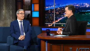 Colbert's 'Late Show' finale recognized by John Oliver reflecting on Letterman's critique