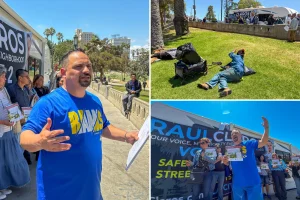 Council candidate residing in an RV in troubled MacArthur Park to highlight the city's shortcomings