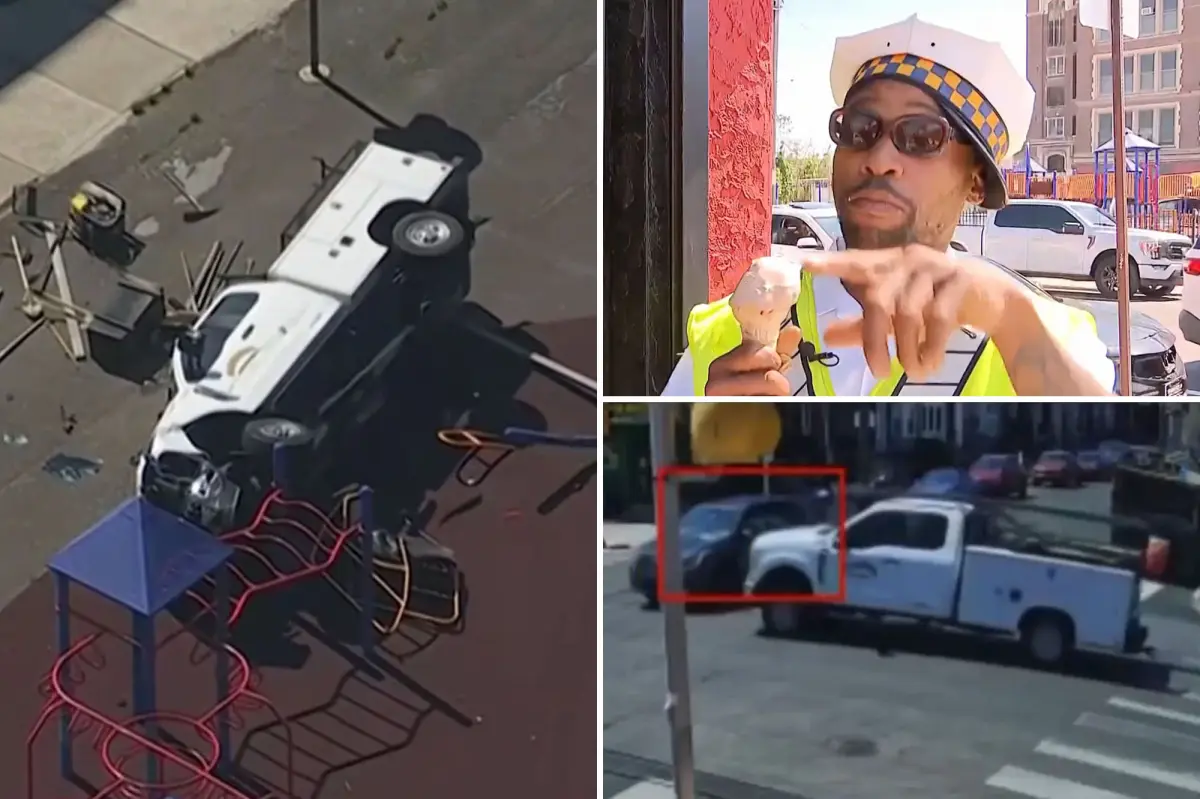 Crossing guard in Philadelphia enjoys ice cream in popular video
