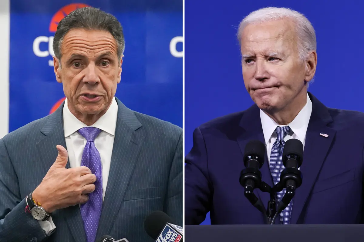 Cuomo criticizes other Democrats for supporting 'incompetent' Joe Biden in 2024