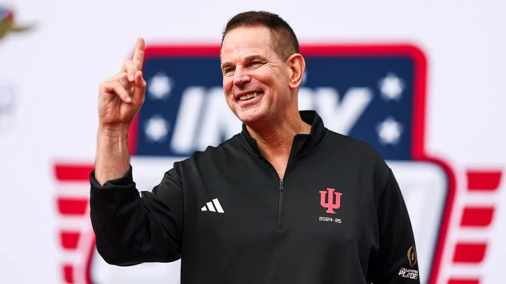 Curt Cignetti humorously claims he had to motivate the undefeated Hoosiers intensely to become the Indy 500 pace car driver