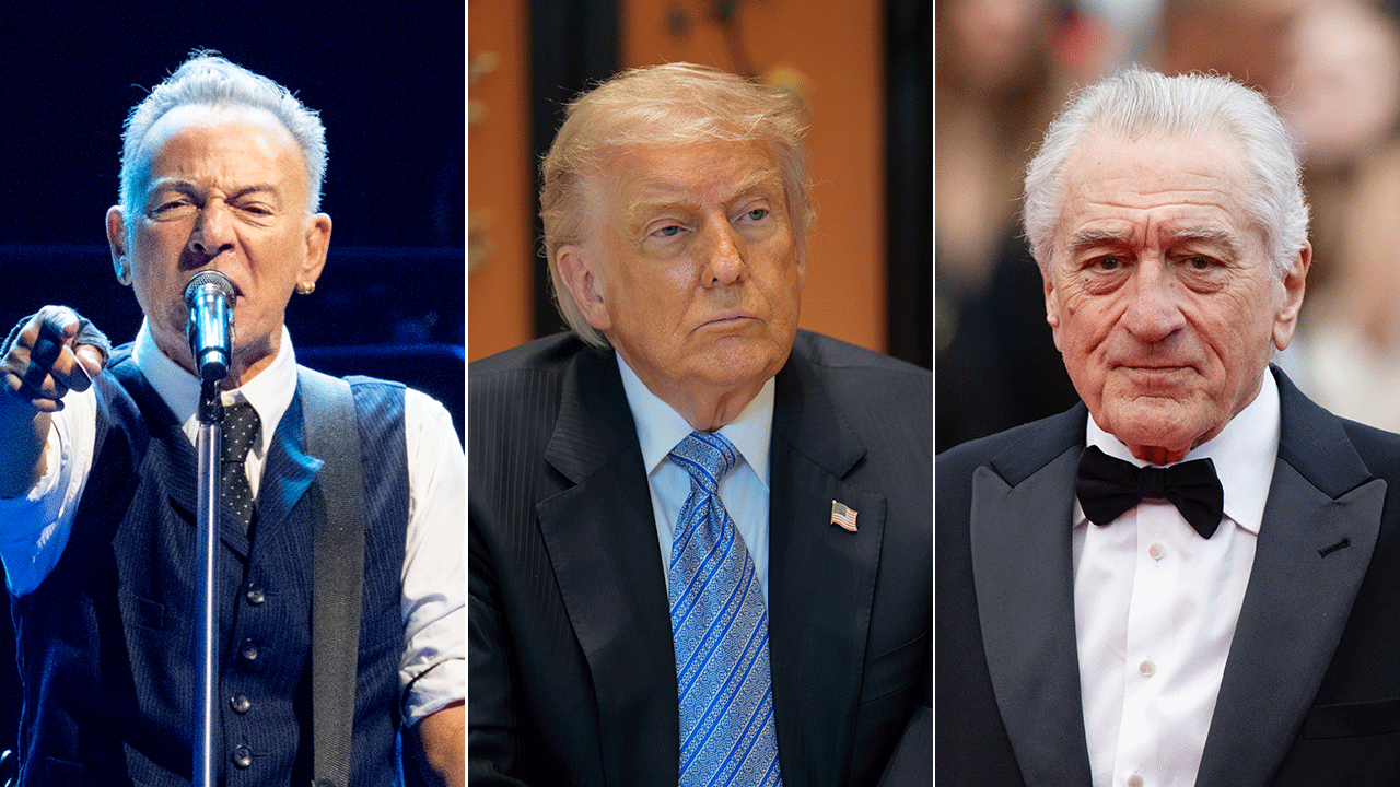 De Niro and Springsteen criticize Trump on the finale week of Colbert's 'Late Show'
