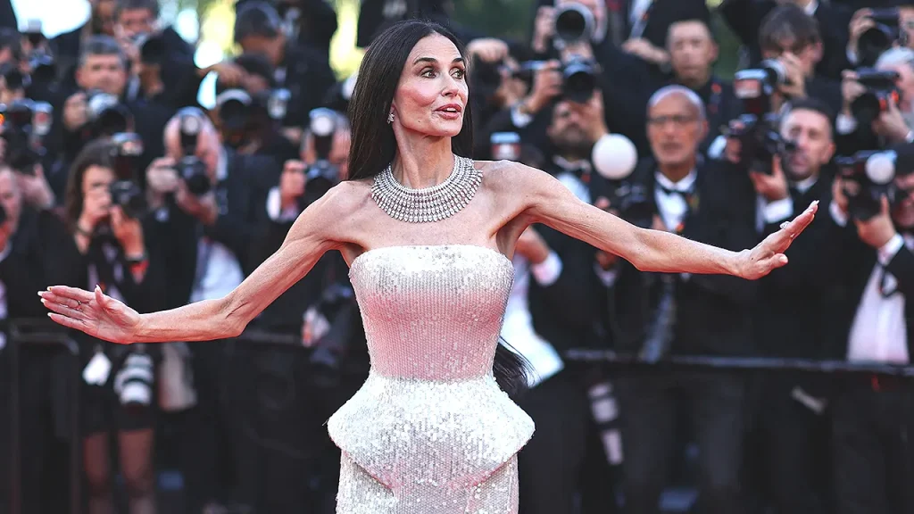 Demi Moore receives criticism on social media for encouraging Hollywood to collaborate with AI