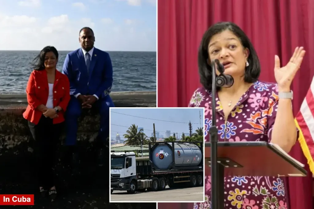 Democrat Pramila Jayapal reveals collaboration with Mexico to covertly send oil to Cuba