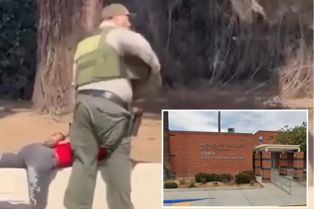 Deputy at Riverside school removed from high school after applying physical force on student