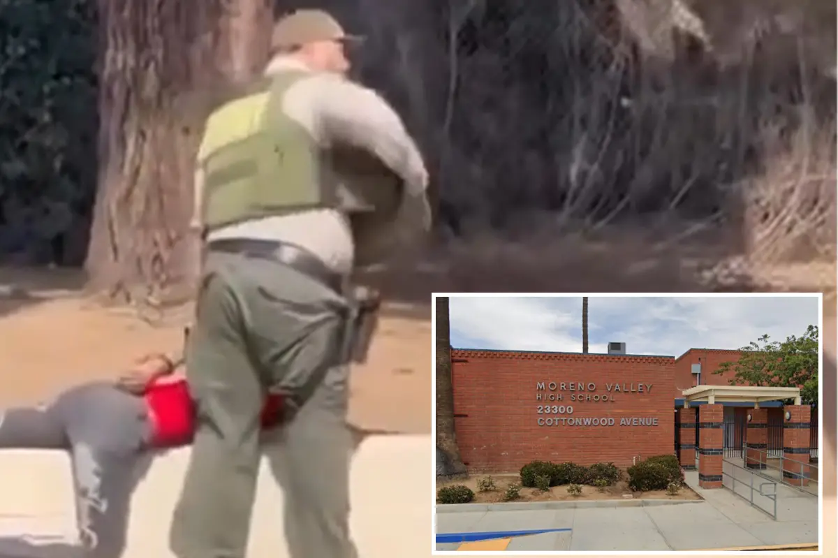 Deputy at Riverside school removed from high school after applying physical force on student