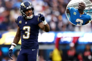 Derwin James becomes the NFL's highest-paid safety with a $25.2 million contract.