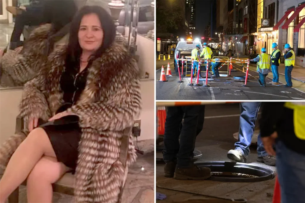 Desperate bystanders attempted to rescue a grandmother who cried out, 'I’m dying,' before suddenly falling silent in a manhole in NYC.