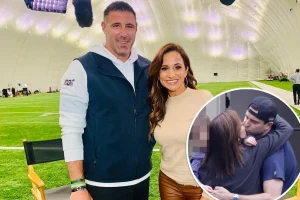 Dianna Russini appeared relaxed at a fancy dinner in NYC with her husband despite the scandal involving Patriots coach Mike Vrabel.