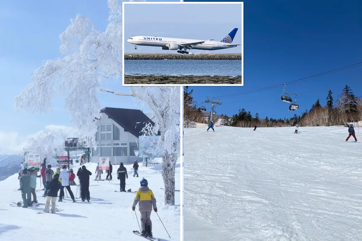 Direct flight from San Francisco to the Japanese ski resort of Sapporo revealed