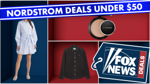 Discounted brand-name items under $50 found in Nordstrom's sale area