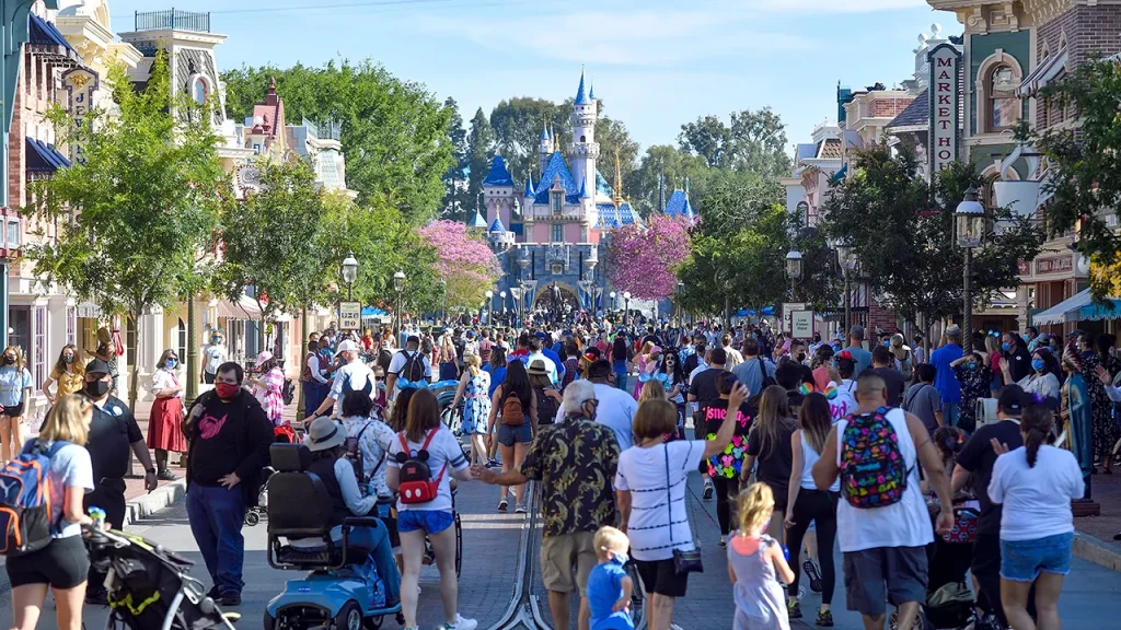 Disneyland acknowledges that it uses facial recognition to check in guests at the entrance.