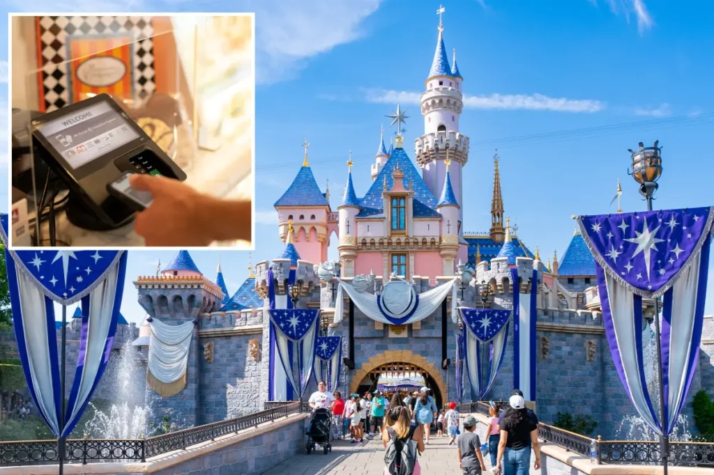 Disneyland is trying out cashless payments for snacks.