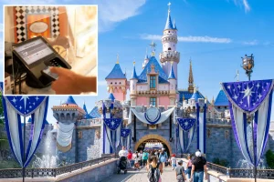 Disneyland is trying out cashless payments for snacks.
