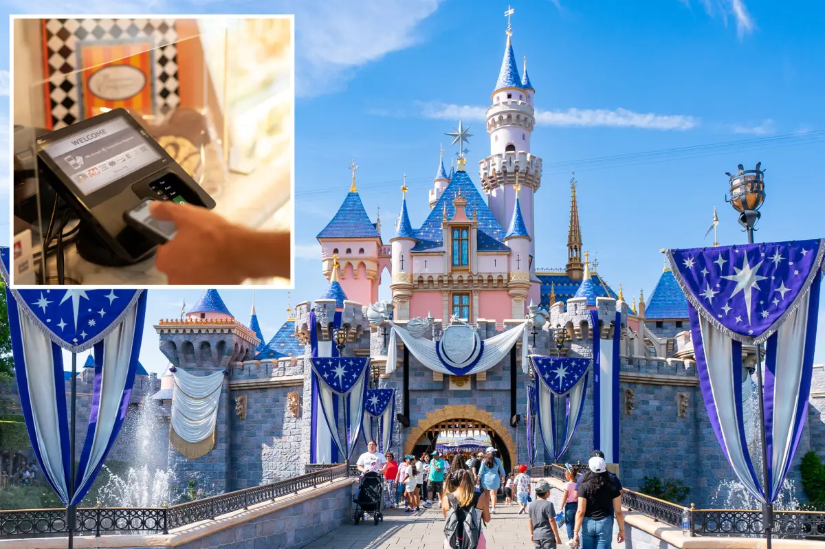 Disneyland is trying out cashless payments for snacks.