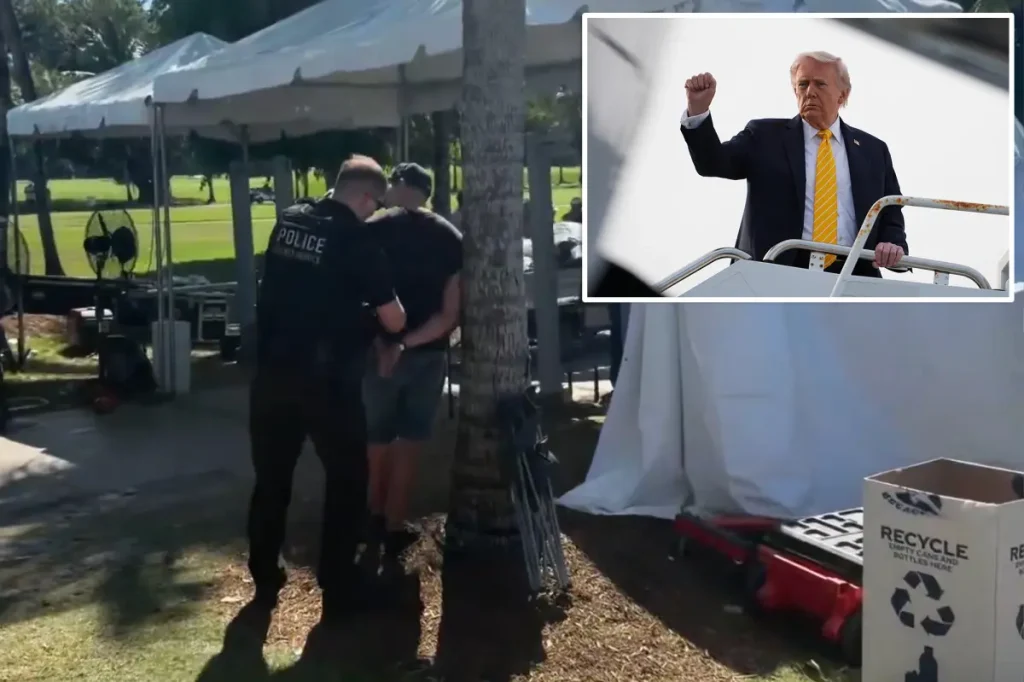 Disorderly individual arrested by Secret Service at Trump's Florida golf club a week following Correspondents' shooting