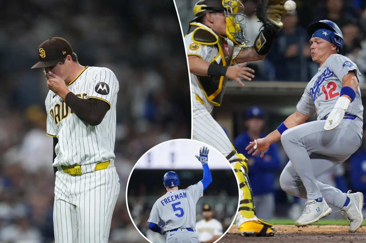 Dodgers give Mason Miller his first defeat with Padres by scoring the winning run in the ninth inning.