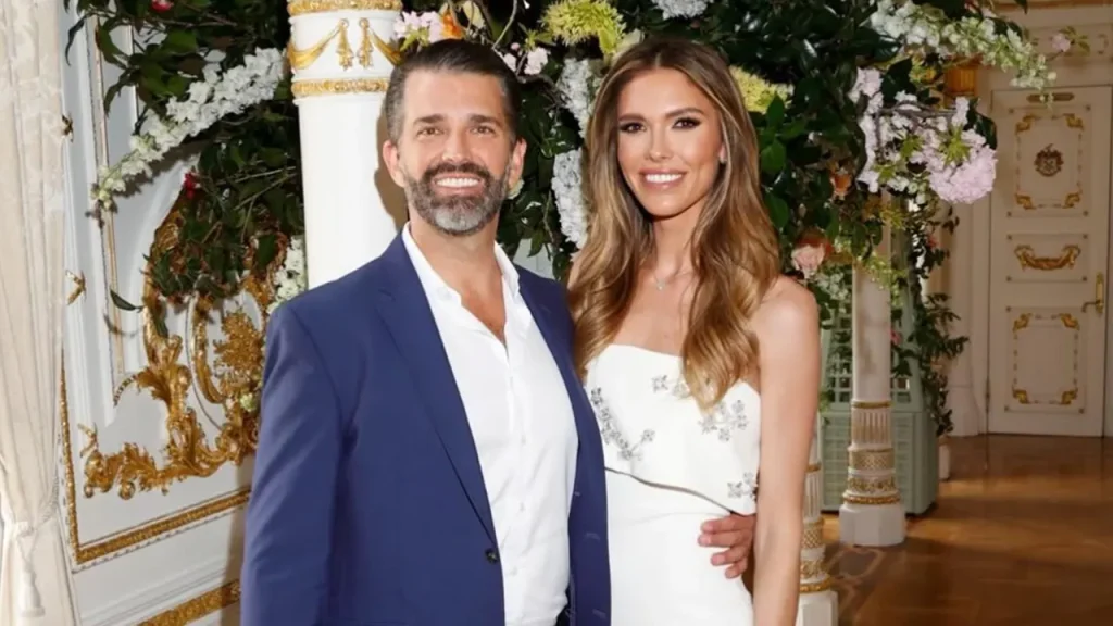 Donald Trump Jr. and Bettina Anderson hold their wedding on a private island in the Bahamas.