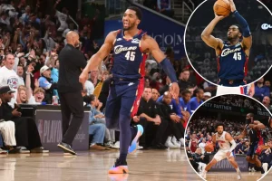 Donovan Mitchell scores 43 points in Cavaliers' Game 4 victory against Pistons