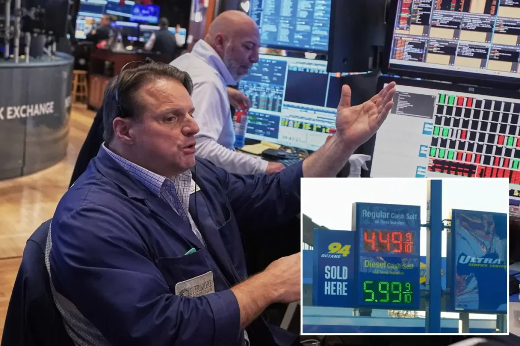 Dow drops 400 points, oil rises 5% as concerns over Iran heighten anxiety on Wall Street
