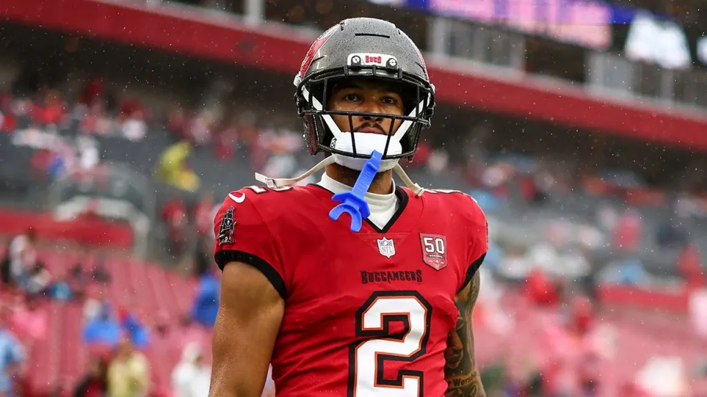 Egbuka from the Bucs shares how his beliefs influence his role in the NFL.