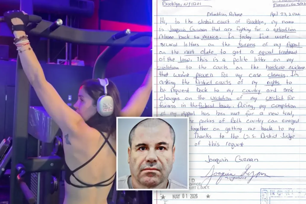 El Chapo's wife posts gym video after judge rejects her husband's requests for a new trial