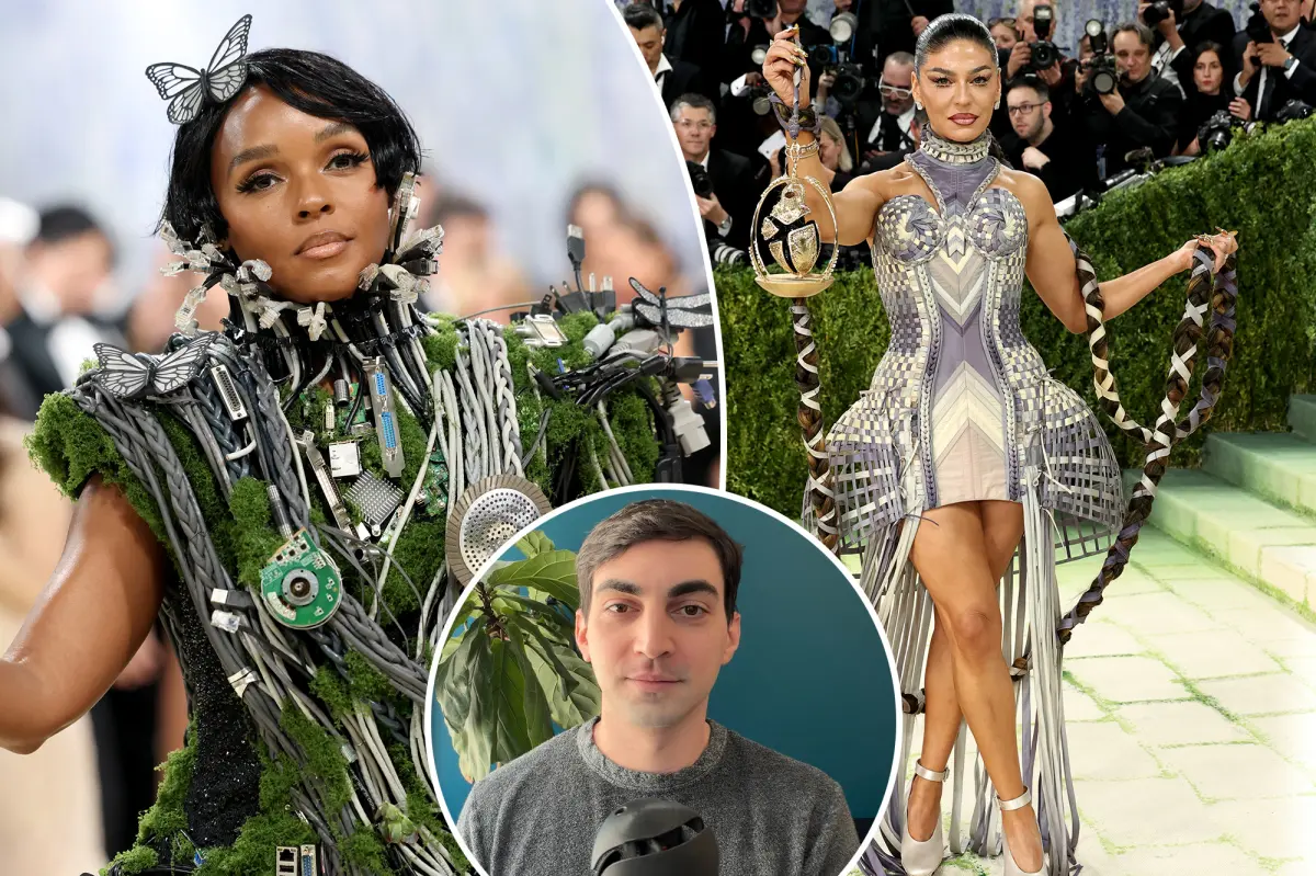 Engineer in NYC creates remarkable robotic fashion for the 2026 Met Gala