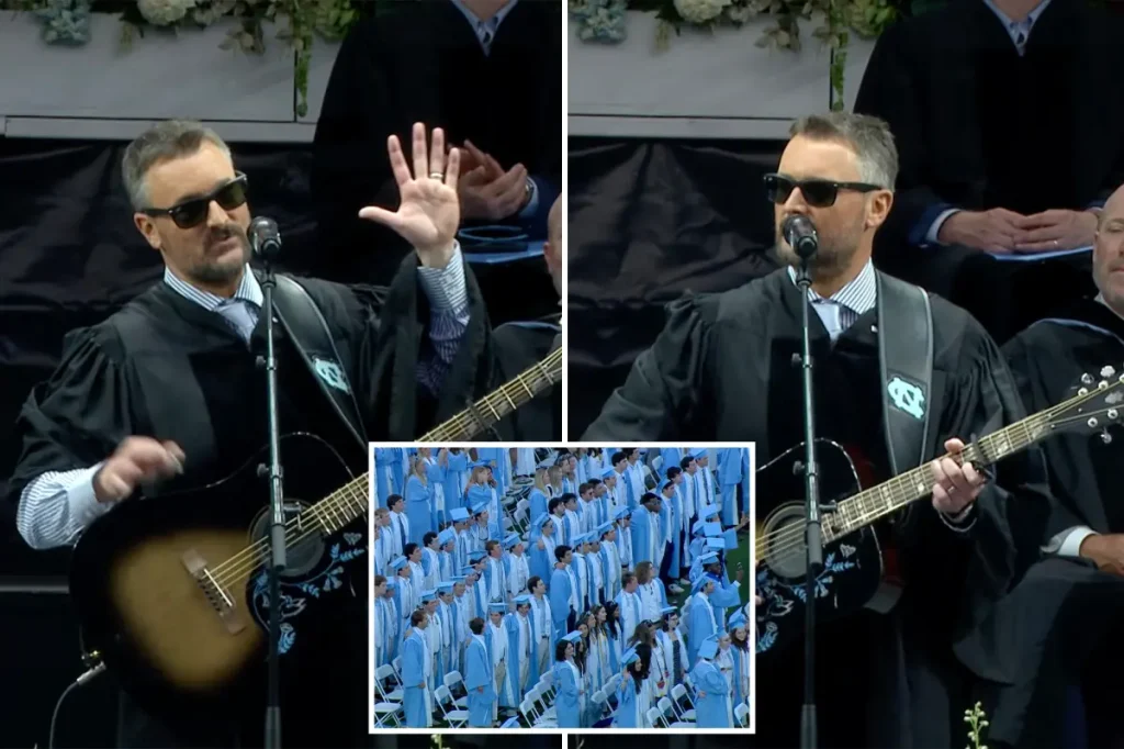 Eric Church gives an unforgettable graduation speech in a viral address to University of North Carolina graduates.