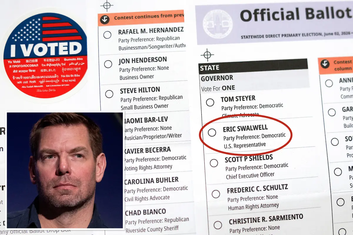 Eric Swalwell making East Bay voters handle two ballots