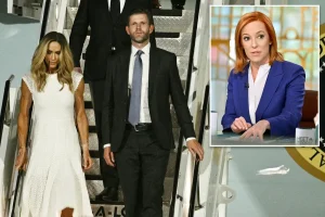 Eric Trump claims Jen Psaki and MS NOW are spreading ‘obvious falsehoods’ about his China trip – announces he is suing them both