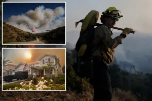 Evacuation alerts increase as fire moves closer to LA County
