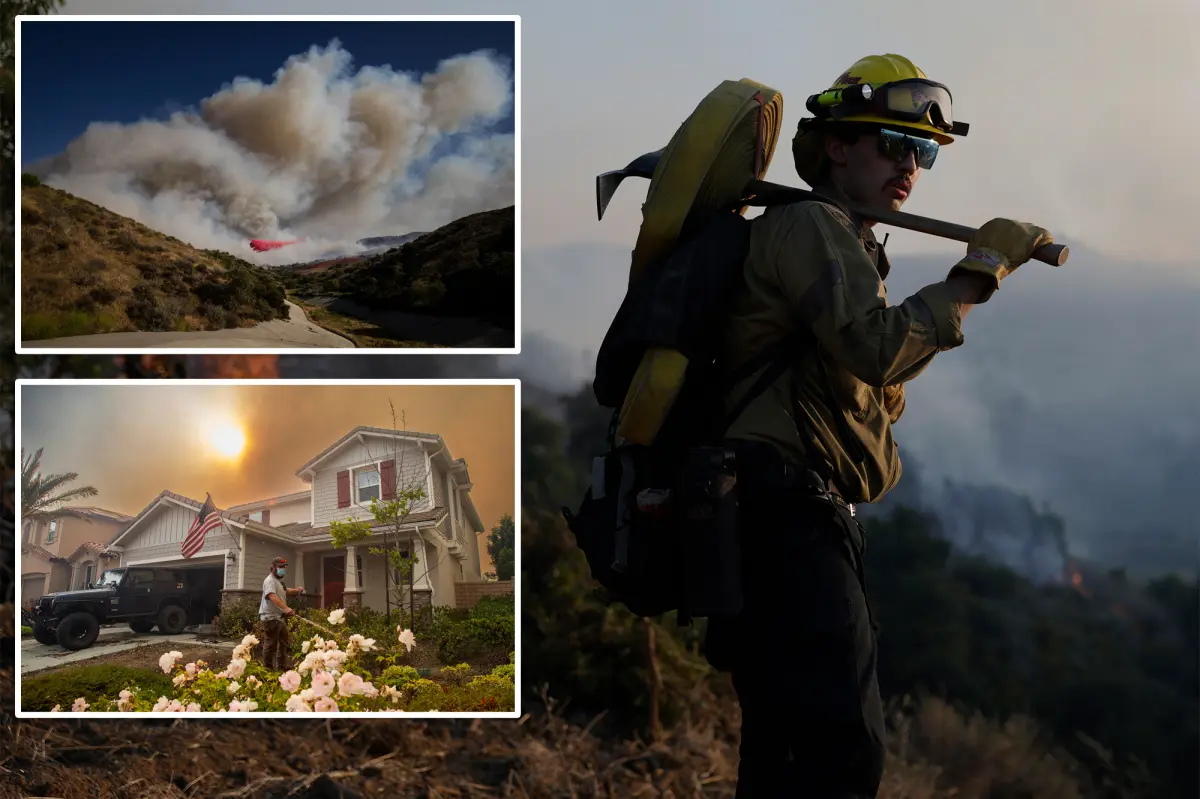 Evacuation alerts increase as fire moves closer to LA County