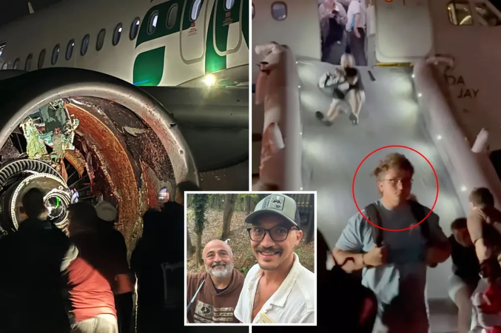 Family heading to LA shares chilling experience of plane hitting a person