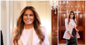 Fashion Update: Melania Trump Wears Elegant McQueen Blazer to Celebrate Military Mothers